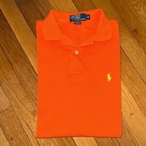 2 Orange Ralph Lauren Men’s Medium Regular Polo - Picture 10 of 10